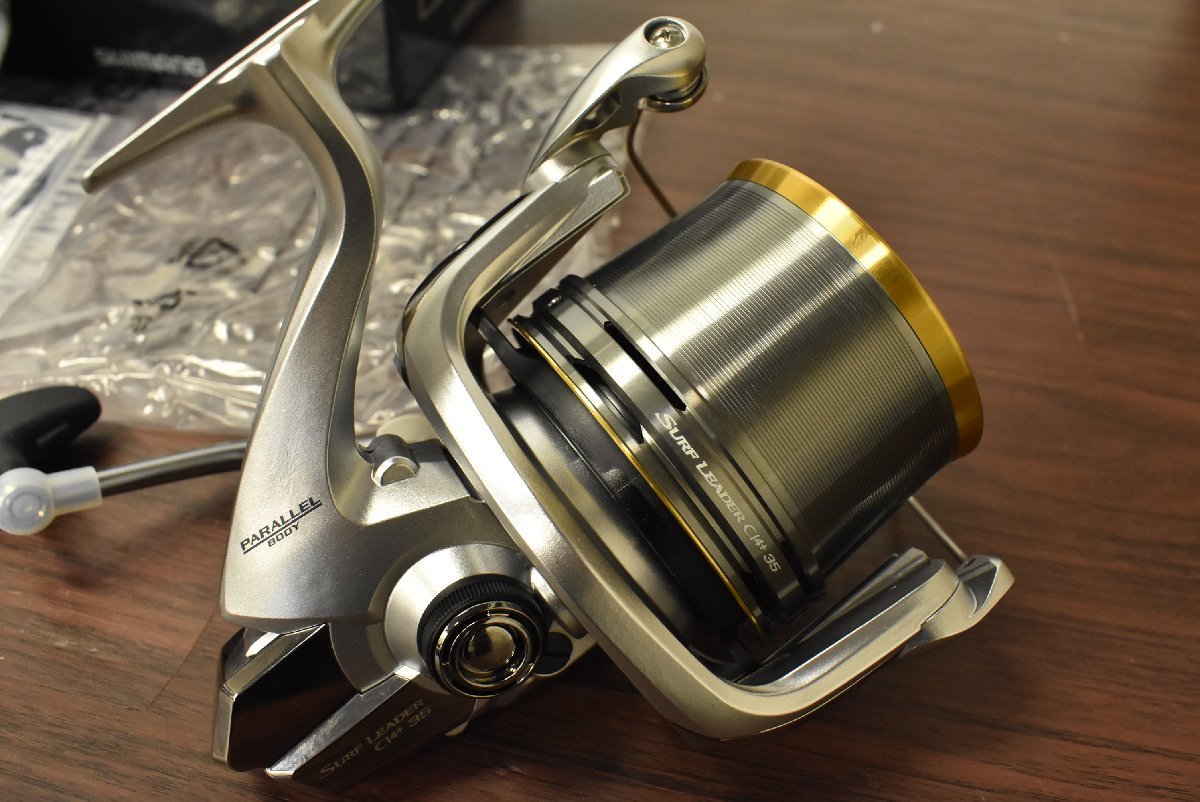 【新品未使用品☆人気モデル】シマノ 18 サーフリーダー CI4+ 35 極細 ③ SHIMANO SURF LEADER 遠投 投げ釣り キス（CKN_O1）_画像3