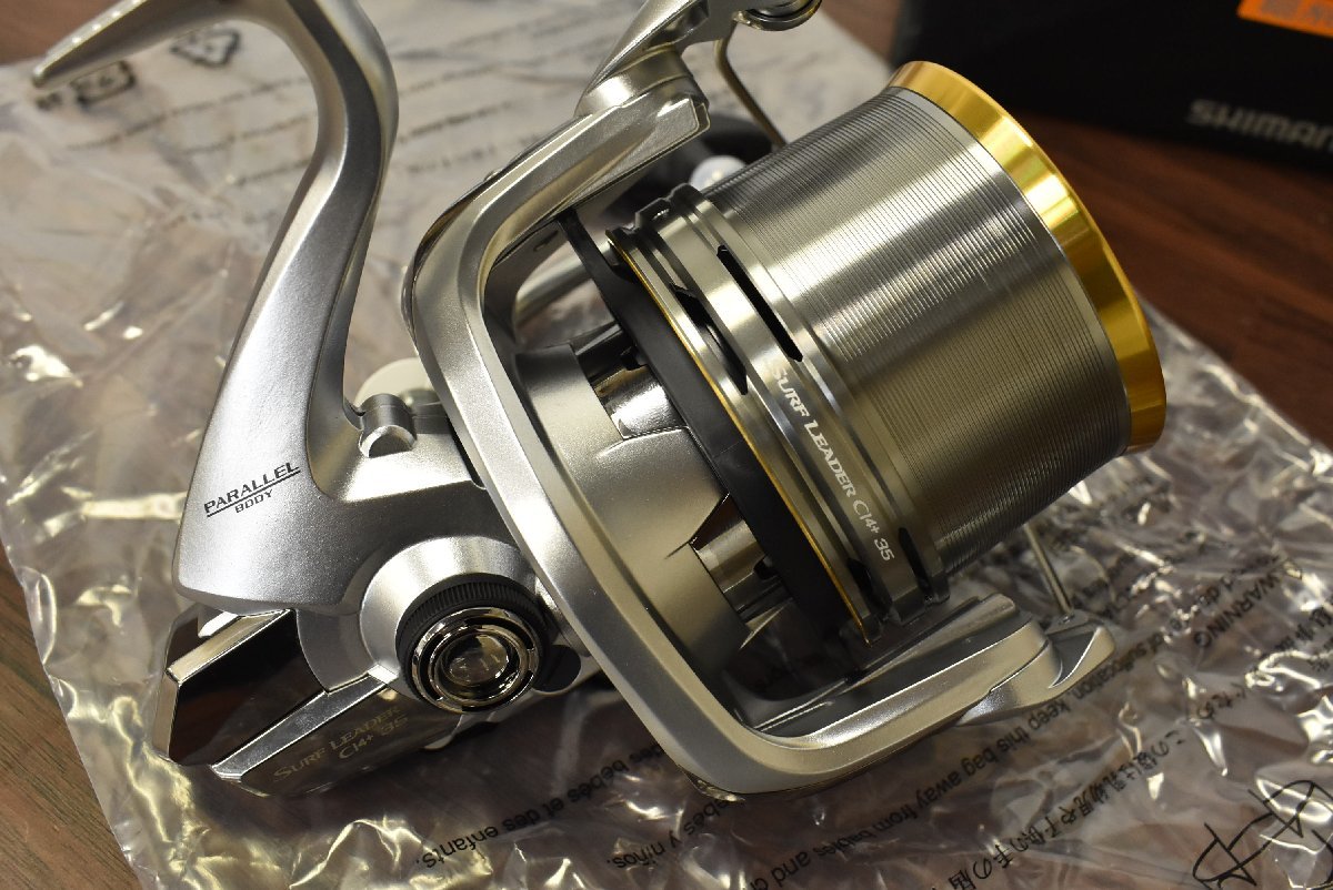 【新品未使用品☆人気モデル】シマノ 18 サーフリーダー CI4+ 35 細糸 ② SHIMANO SURF LEADER 遠投 投げ釣り キス（CKN_O1）_画像3