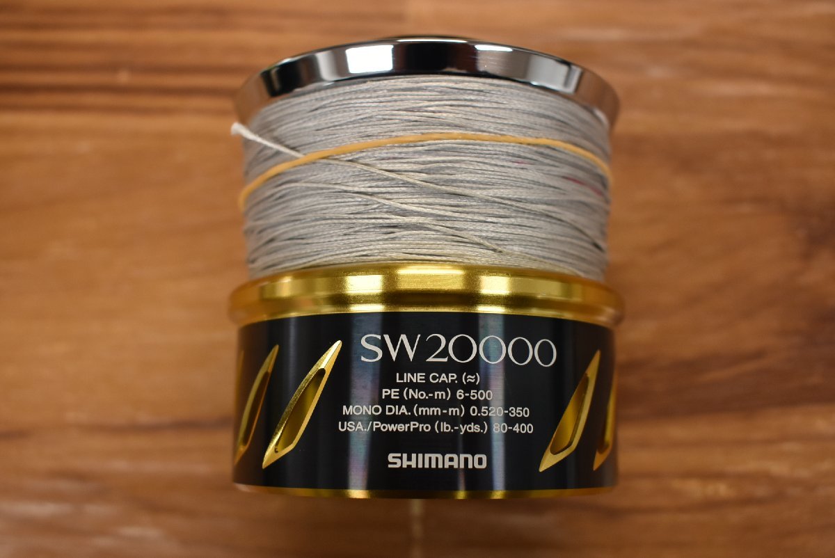 【程度良好品☆1】シマノ 13 ステラ SW 20000PG 純正スプール SHIMANO STELLA 替スプール マグロ GT キャスティング 等に（KKM_O1）_画像2