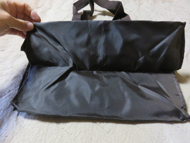 AOKI ユニファースト社 お買い物バッグ ブラウン しっかりした丈夫な素材 サイズ400-280-230㎜ レジかごに使用できます 未開封 未使用 2_画像3