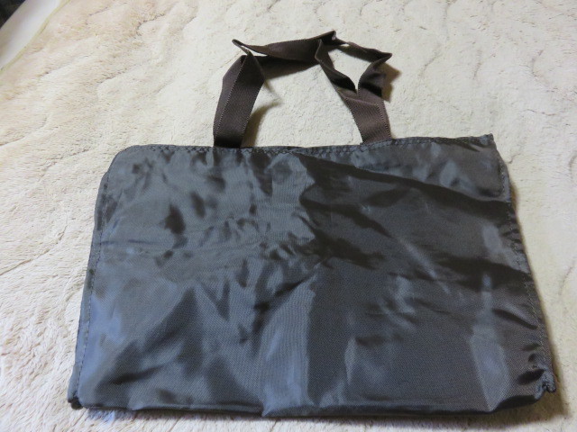 AOKI ユニファースト社 お買い物バッグ ブラウン しっかりした丈夫な素材 サイズ400-280-230㎜ レジかごに使用できます 未開封 未使用 2_画像4