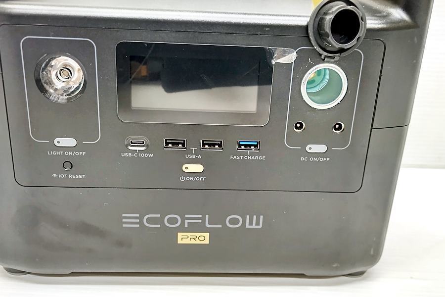 EcoFlow RIVER Pro　エコフロー　リバープロ　ポータブルパワーステーション　ポータブル電源　非常用蓄電池　キャンプ　防災　バッテリー_画像2