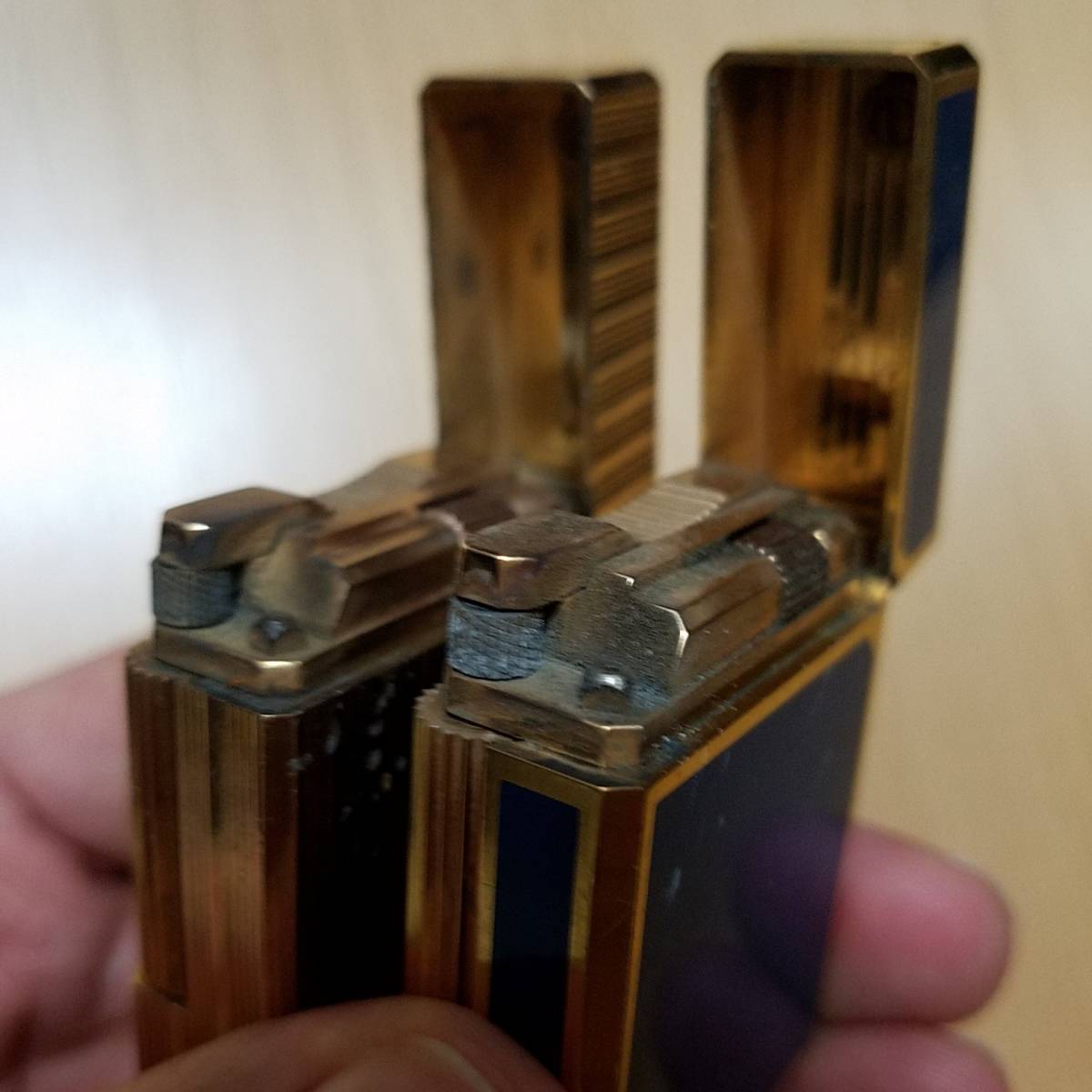 計(jì)２點(diǎn)/S.T.Dupont　デュポン/ゴールド/ダークブルー ゴールド/都彭/現(xiàn)狀品/狀態(tài)、動(dòng)作、著火　未確認(rèn)/