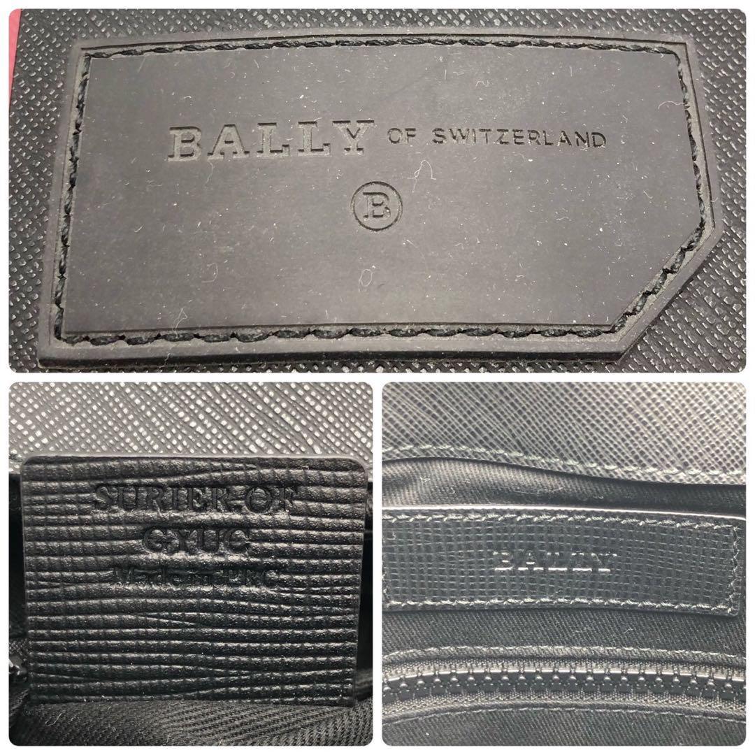 現行/極美品●BALLY バリー ストラッド シンセティック レザー ショルダーバッグ メッセンジャーバッグ トレスポ ビジネス 斜め掛け メンズ_画像10