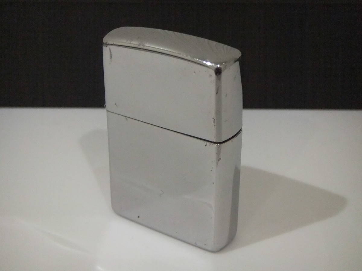 Zippo BRADFORD ジッポ― J 19 アメリカ製 シルバーカラー 煙草グッズ コレクションコレクター レトロ 着火未確認 現状_画像3