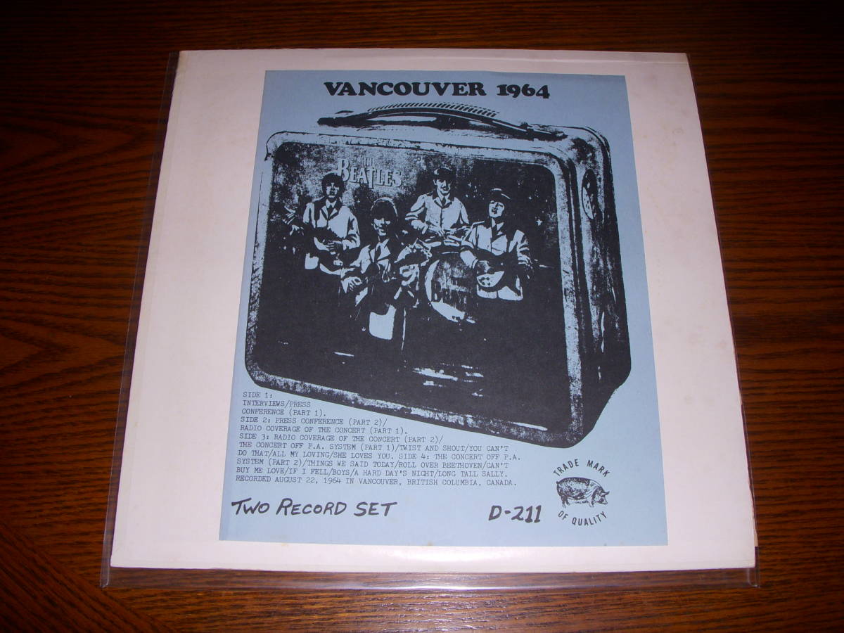 THE BEATLES VANCOUVER 1964 TMOQ BOOTLEG 海賊盤_画像1