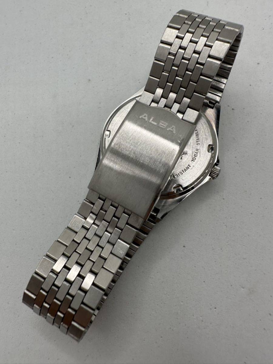 [SEIKO ]ALBA wristwatch quartz V743-8A10 secondhand goods battery replaced operation goods 