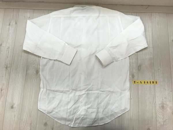 ＜送料無料＞D'URBAN ダーバン メンズ 胸ポケット付き 長袖ワイシャツ LL-86 白_画像3