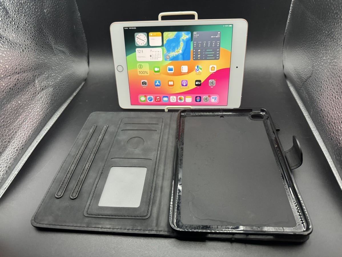 SIMフリー美品93%送無 ipadmini5ペンシルケーブルスタンド型ケース