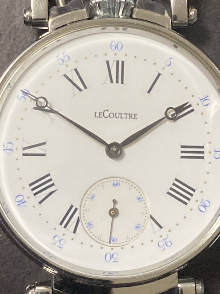 希少 Le coultre ルクルト 懐中時計 手巻き 腕時計 アンティーク ビンテージ 軍用 ミリタリー コンバート _画像1