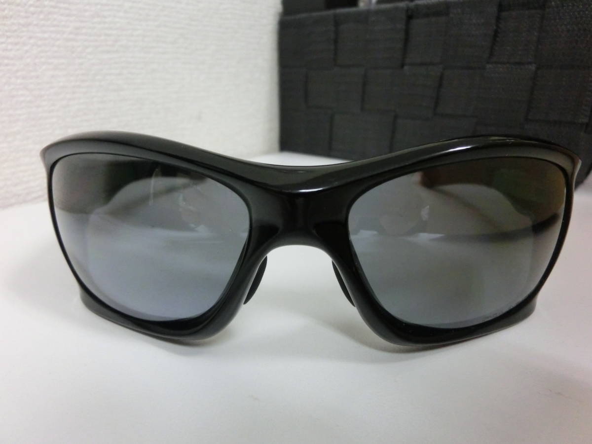 中古品 保管品 Oakley オークリー PITBULL ピットブル サングラス OO9161-06 ブラック/激安1円スタート_画像2