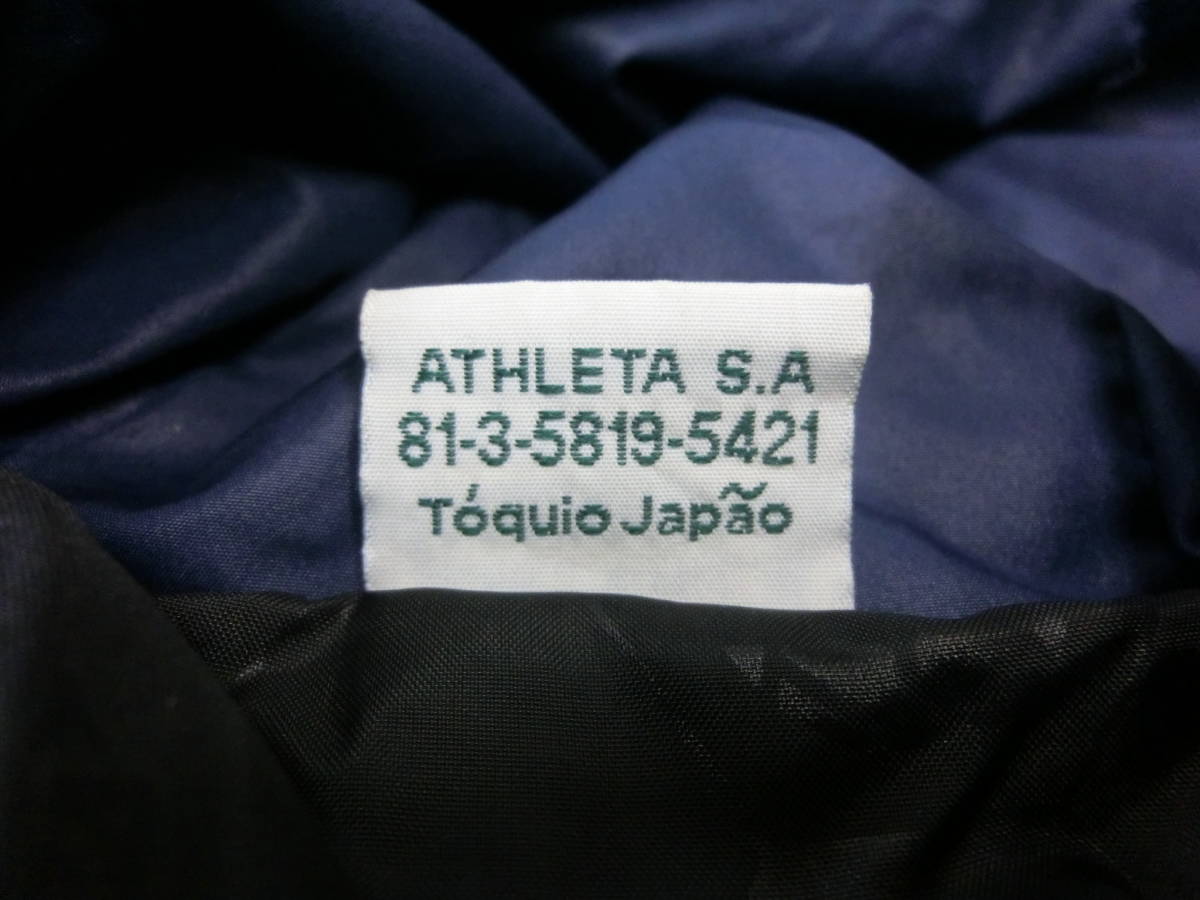 中古品 保管品 ATHLETA アスレタ ベンチコート ロングコート 防寒 ネイビー Sサイズ/激安1円スタート_画像10