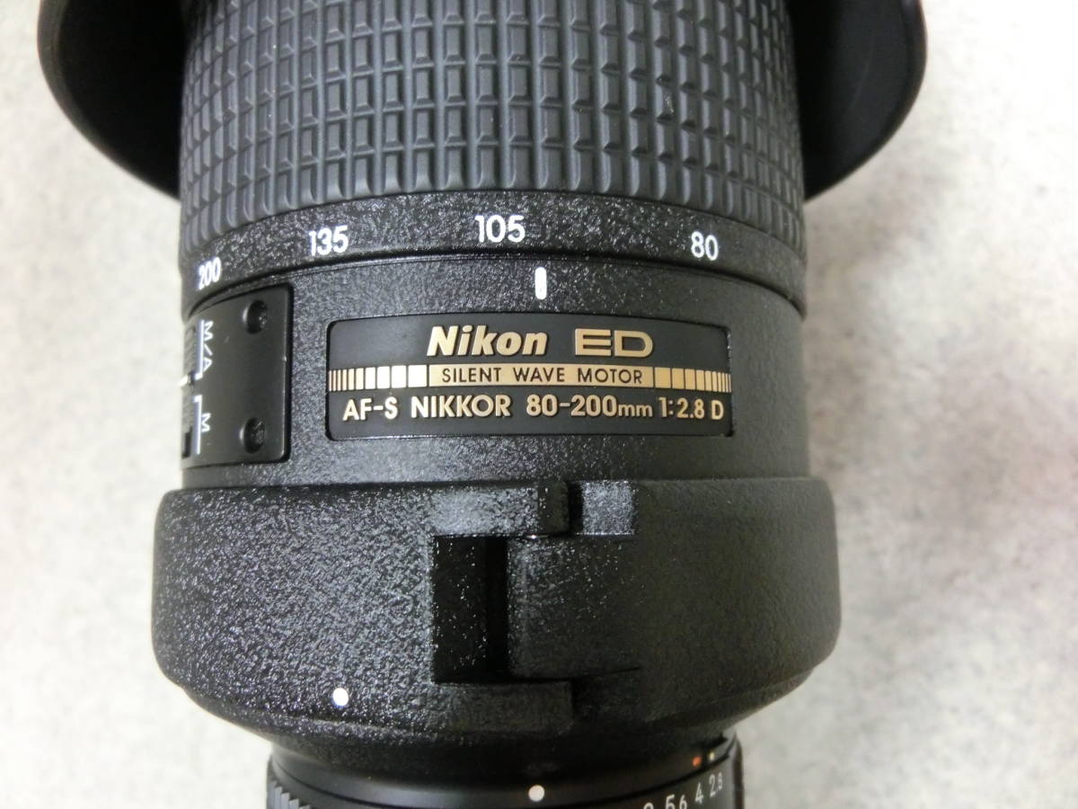 中古品 保管品 動作未確認 Nikon ニコン AI AF-S Zoom NIKKOR 80~200mm f/2.8D IF 大口径望遠ズームレンズ カメラ/激安1円スタート_画像4