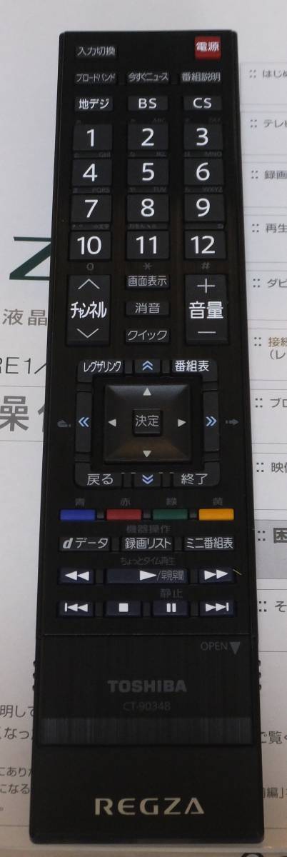 ♪♪東芝(TOSHIBA)レグザ(REGZA) 22インチ液晶テレビ 22RE1(中古美品) 使用頻度少♪♪_画像6