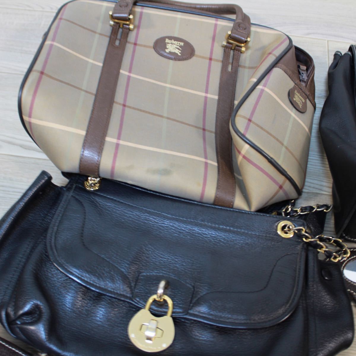 1円 まとめ 大量 6点 LOEWE BURBERRY COACH Samantha Thavasa ハンドバッグ ビジネスバッグ ショルダーバッグ _画像2