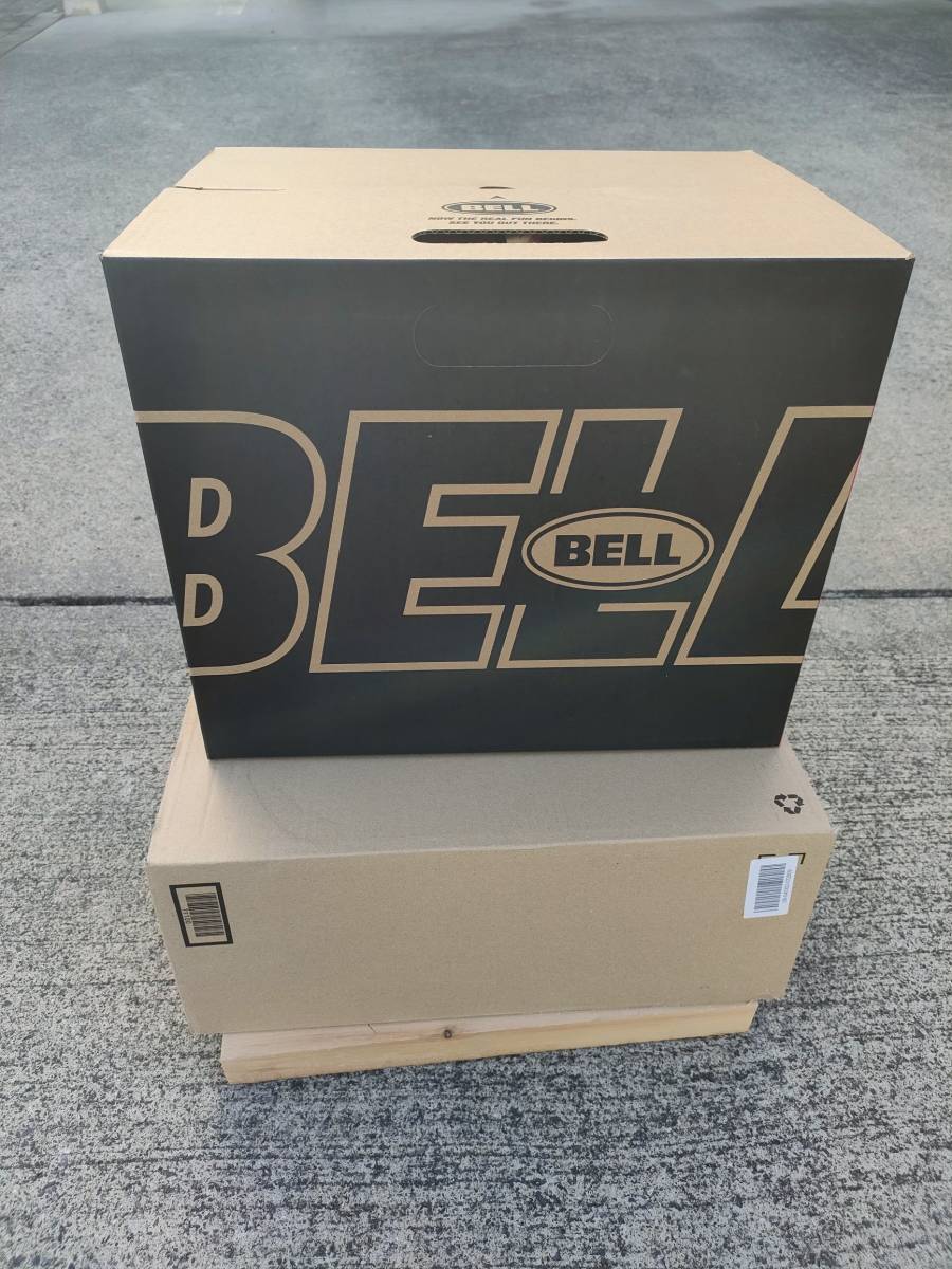 BELL MOTO3 ベル ヘルメット モト3 復刻 XL 57cm 箱袋付き 半年使用_画像9