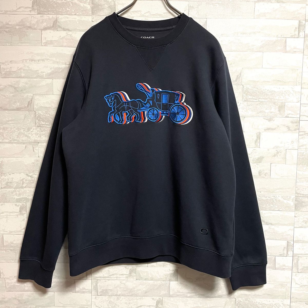 COACH】コーチ 裏起毛スウェットトレーナー ホース キャリッジ COACH】コーチ 裏起毛スウェットトレーナー ホース キャリッジ