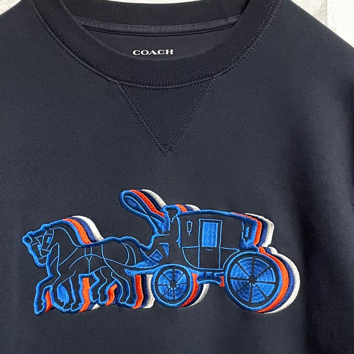 COACH】コーチ 裏起毛スウェットトレーナー ホース キャリッジ COACH】コーチ 裏起毛スウェットトレーナー ホース キャリッジ