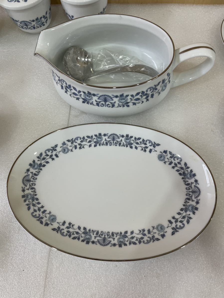 RM6287 Noritake 食器おまとめ ノリタケ Royal Blue 陶器 食器おまとめ ソースポット ティーカップ＆ソーサー 他 1130_画像5