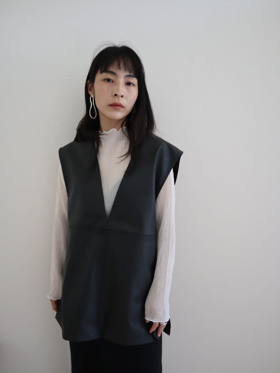 HAILEE ella_selectshop姉妹ブランド エコレザーベスト ジレ 新品タグ