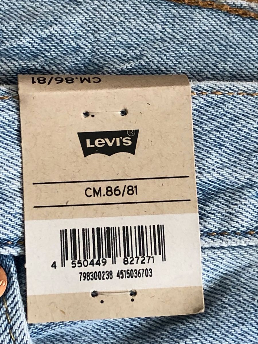 Levi's 501'93 STRAIGHT BLUE LOFT W34 L32
