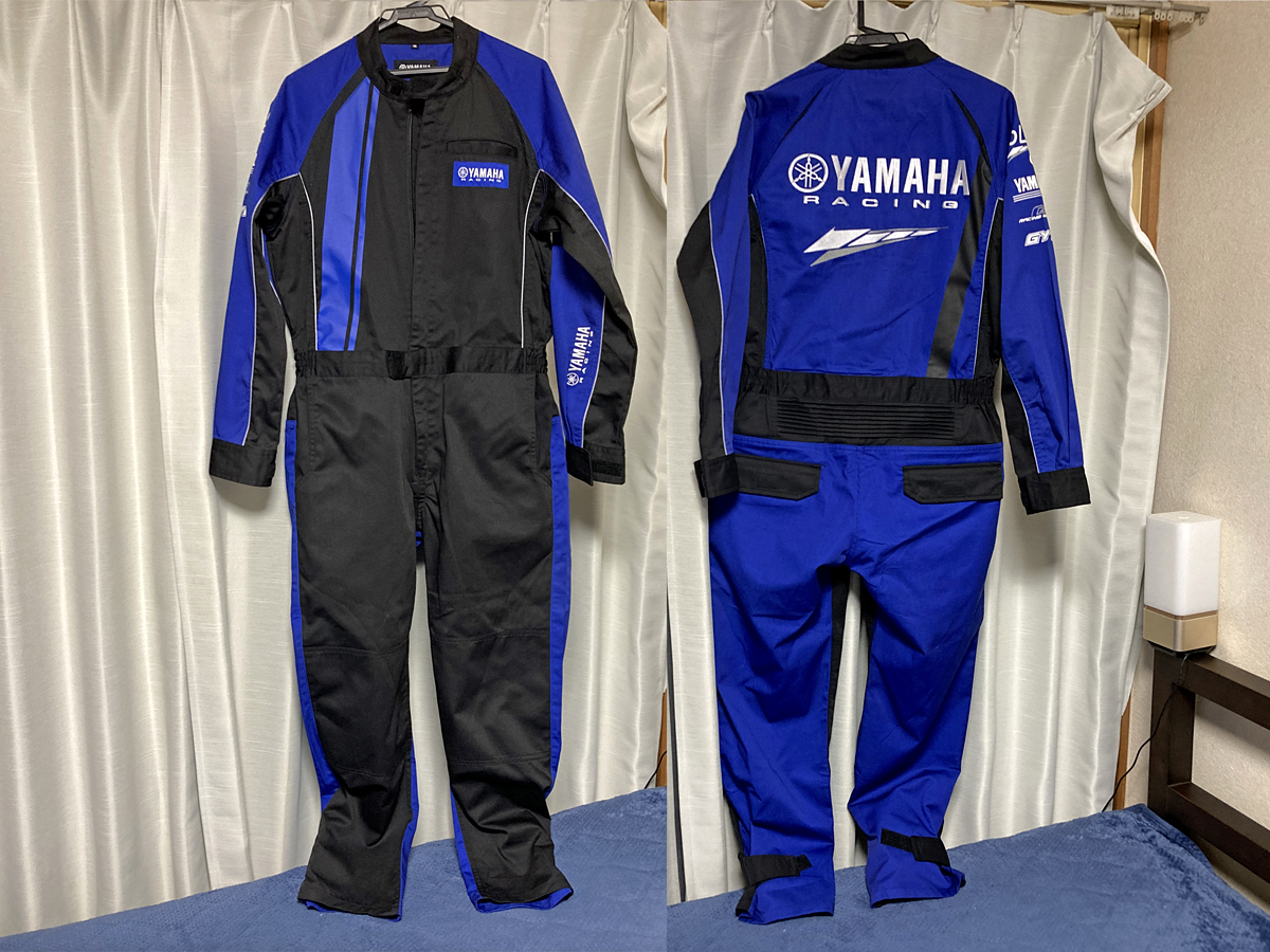 【新品】ヤマハ-YAMAHA_YRM19 YR Mサイズ・レーシングスーツ・ロングメカニックスーツ（ワイズギア つなぎ・作業服・作業着・カッコいい）_画像1