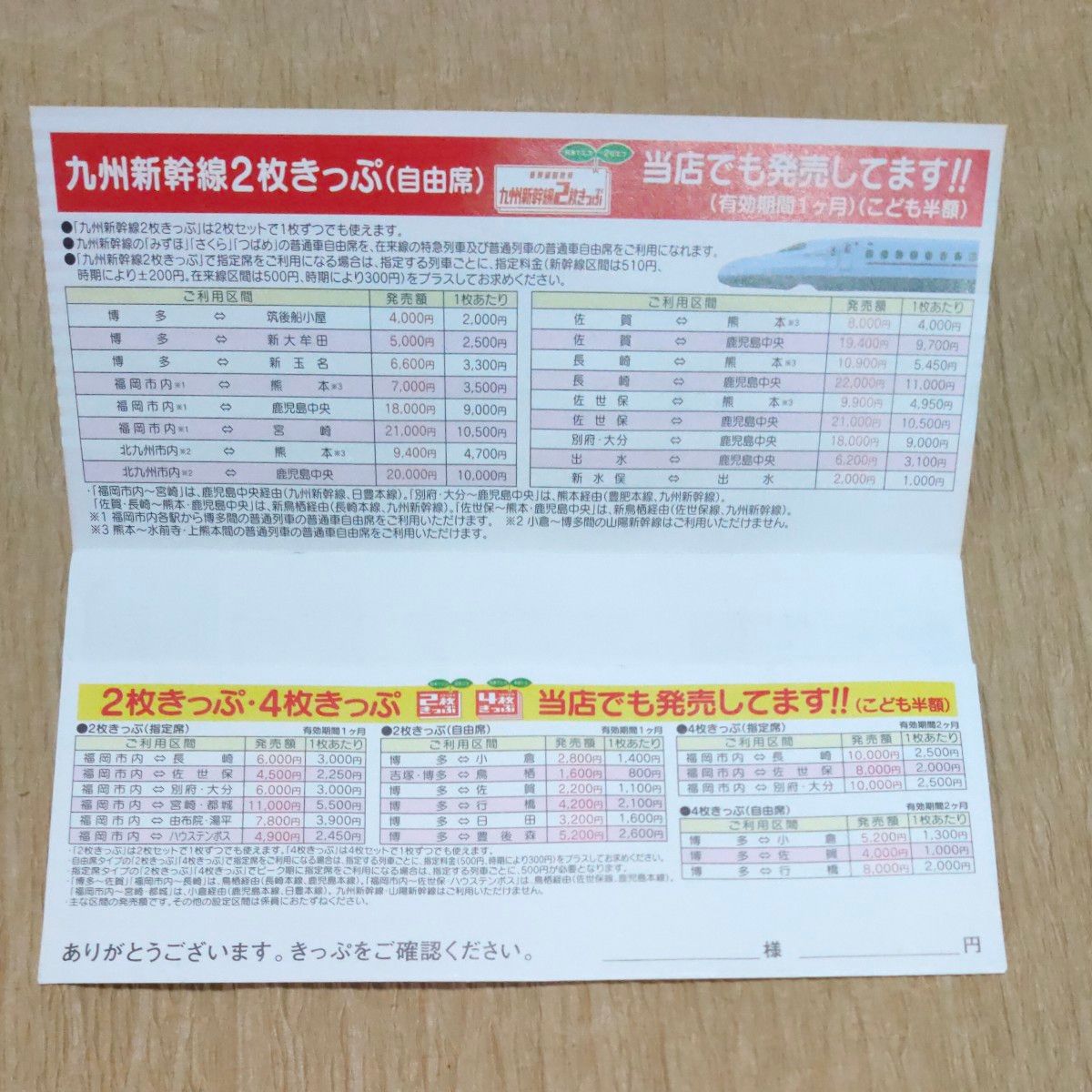 JR 九州新幹線   切符入れのみ！ 