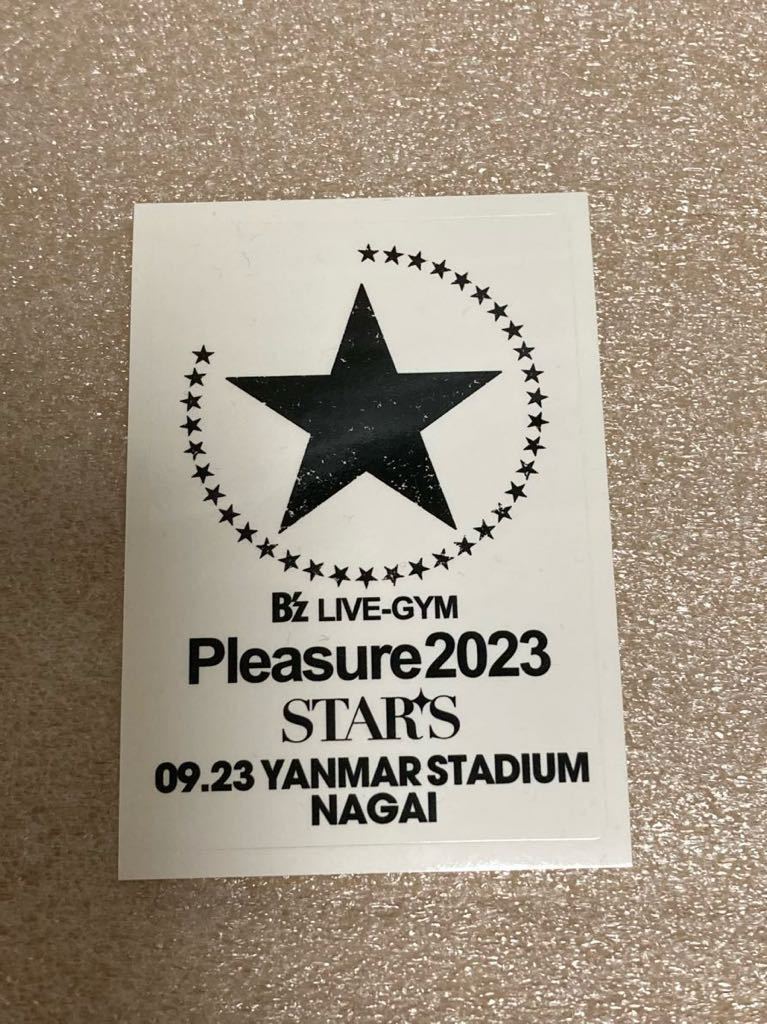 B'z 9/23 ステッカー LIVE-GYM Pleasure 2023 STARS 稲葉浩志 松本孝弘_画像1