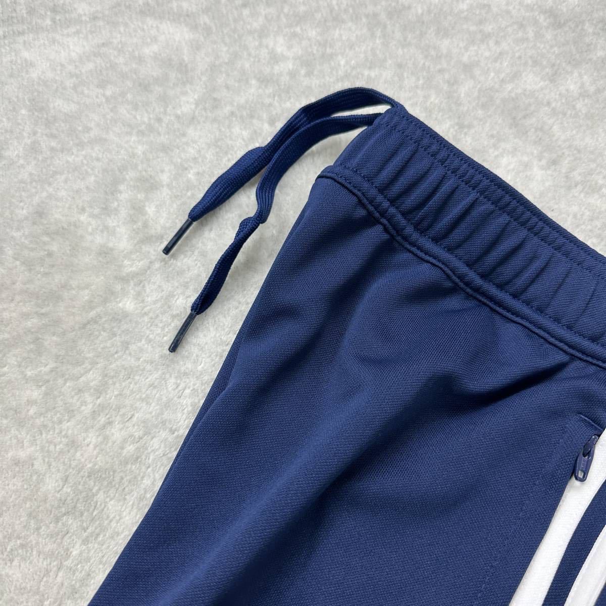 【格安送料】adidas 2XLサイズ アディダス トレーニング トラックパンツ ジム ランニング ジャージ トレーニング ボトムス 刺繍 正規品_画像2