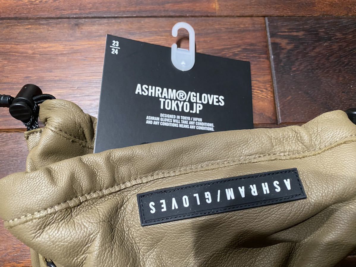 6732円 ☆ 23-24 ASHRAM アシュラム スノーレザーグローブ 6732円 ☆ 23-24 ASHRAM アシュラム スノーレザーグローブ