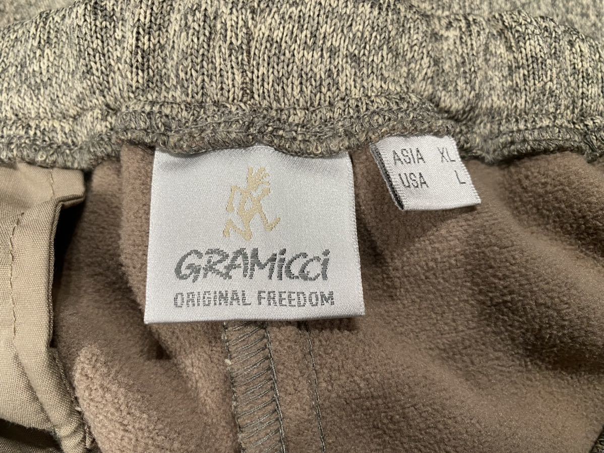 ★ GRAMICCI グラミチ BONDING KNIT FLEECE NARROW RIB PANT フリースナローリブパンツ sizeXL オートミール 新品未使用タグ付 ジョガー_画像8