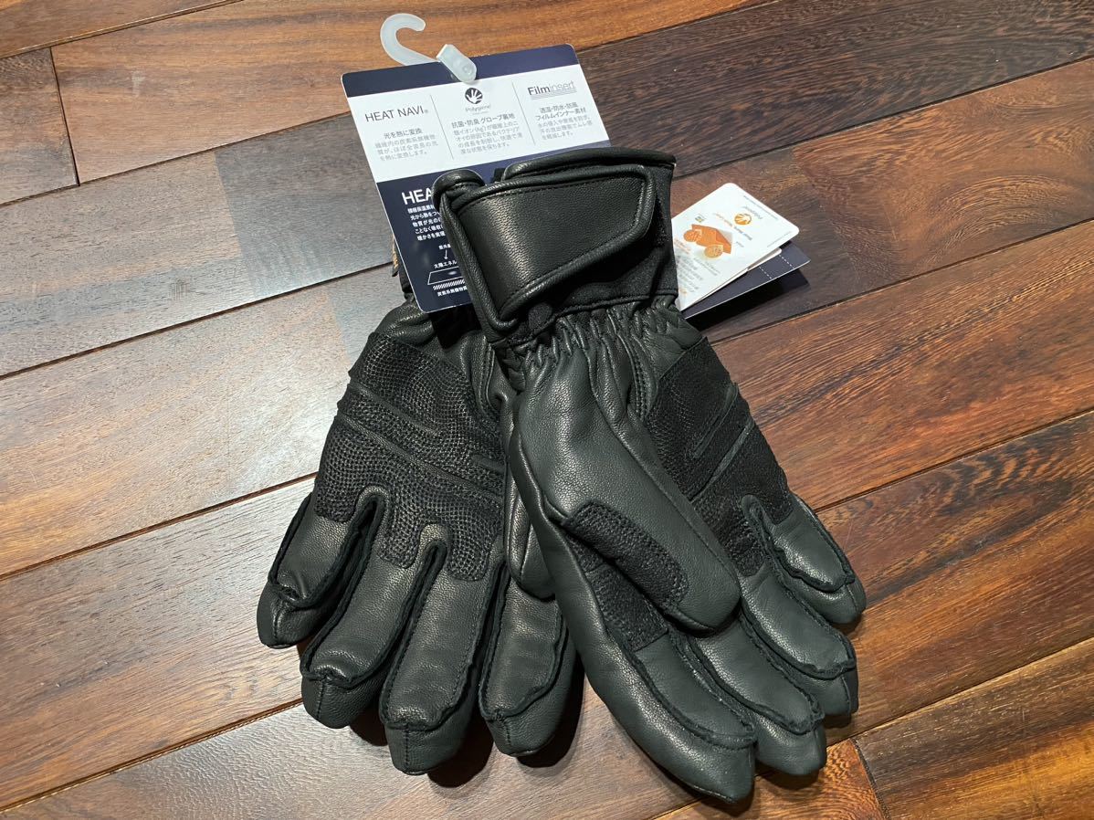 23-24 デサント DESCENTE GLOVE DWAWJD53 ブラック sizeM 本革 23-24 デサント DESCENTE GLOVE DWAWJD53 ブラック sizeM 本革
