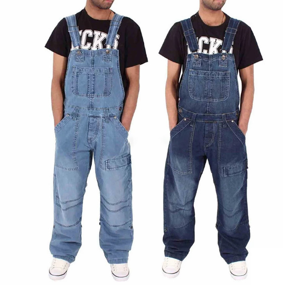  men's overall overall Denim pants coveralls suspenders trousers work clothes S~5XL