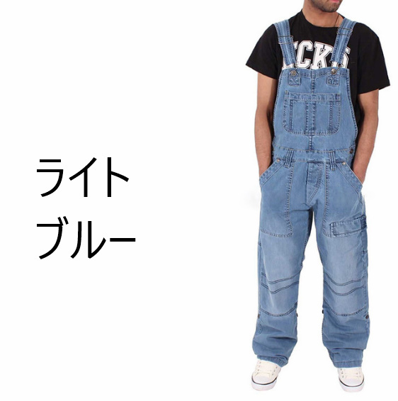  men's overall overall Denim pants coveralls suspenders trousers work clothes S~5XL