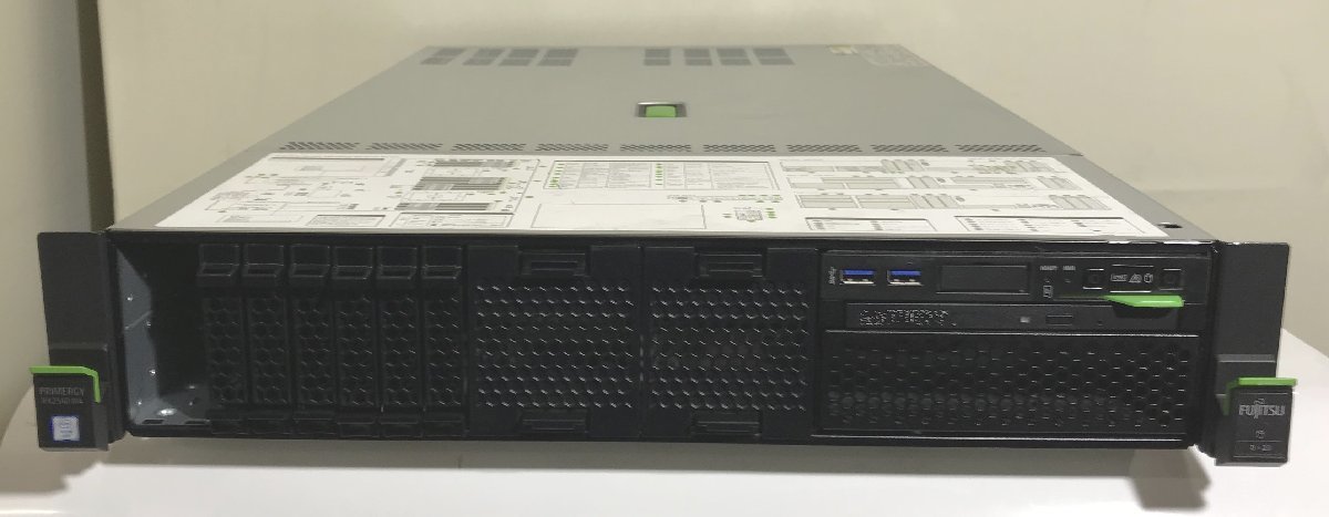 【埼玉発】【FUJITSU】サーバー　Primergy RX2540M4　Xeon-Silver4110＠2.1GHz ×2基 / 64GB RAM 　(3-415)_画像1