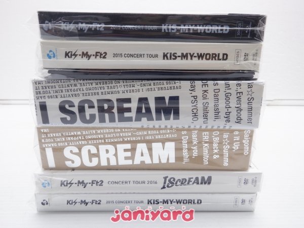 Kis-My-Ft2 CD DVD Blu-ray 6点セット I SCREAM/WORLD [難小]_画像3