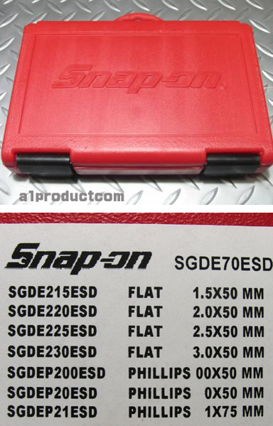 スナップオン Snap-on 精密ドライバープラス&マイナスセット SGDE70ESD 新品_画像3