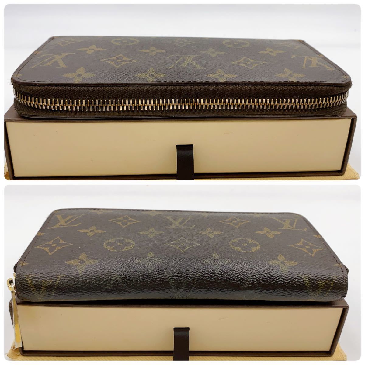 A2229【美品 付属品付】LOUIS VUITTON ルイヴィトン モノグラム ジッピーウォレット　長財布　ラウンドファスナー　M60017/CA2088_画像5