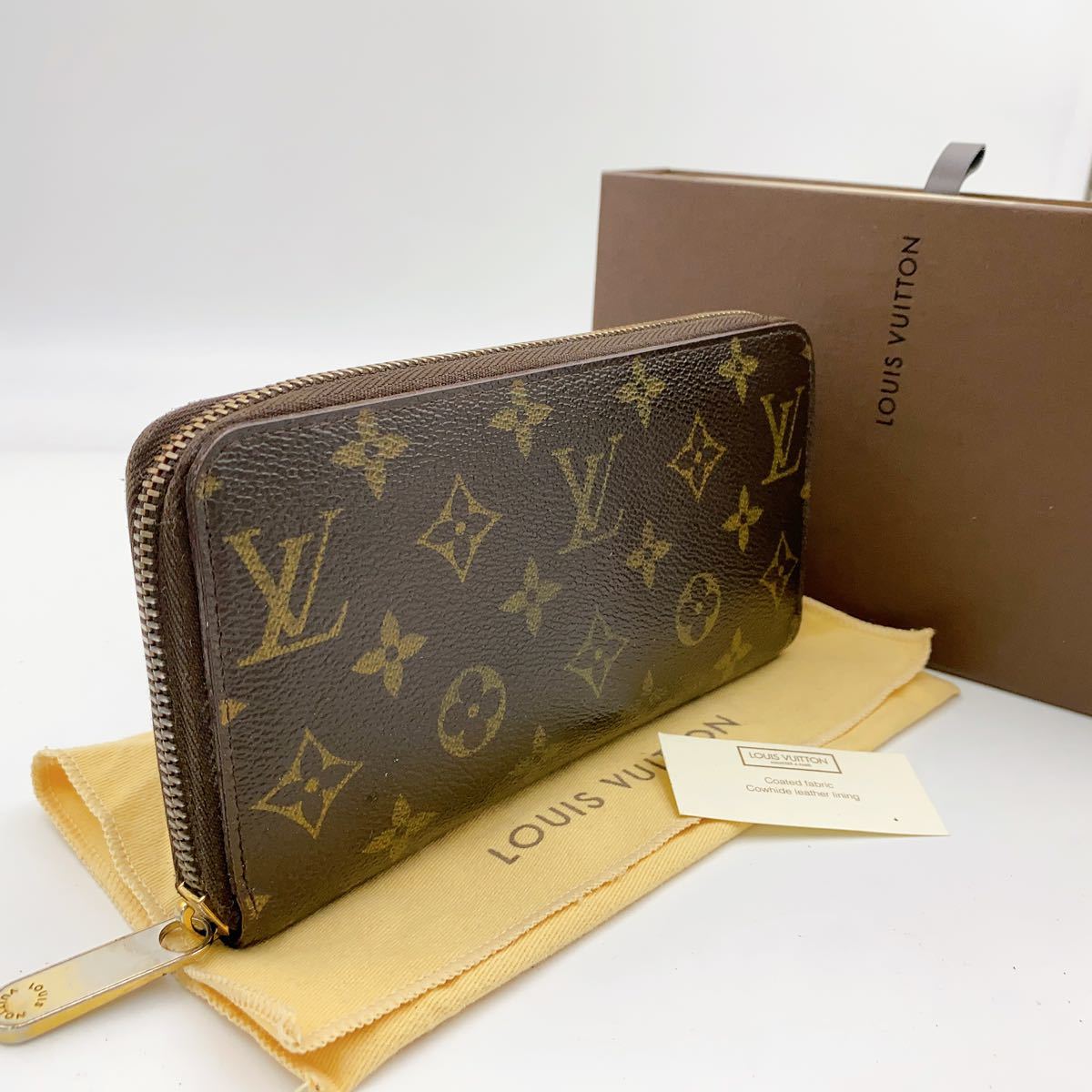 A2229【美品 付属品付】LOUIS VUITTON ルイヴィトン モノグラム ジッピーウォレット　長財布　ラウンドファスナー　M60017/CA2088_画像1