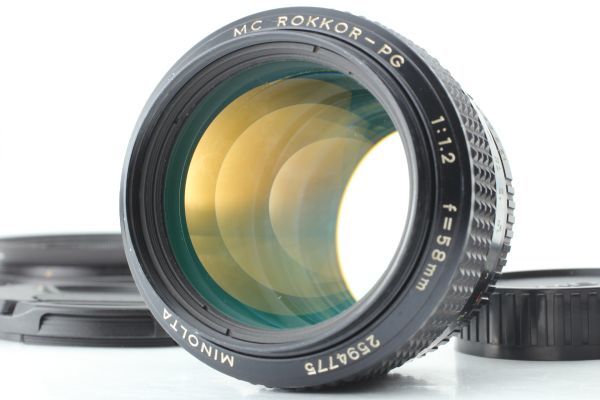 Minolta MC Rokkor-PG 58mm f/1.2 Standard Prime Lens SR MC MD ミノルタ ロッコール 一眼レフ フィルムカメラ オールドカメラ_画像1