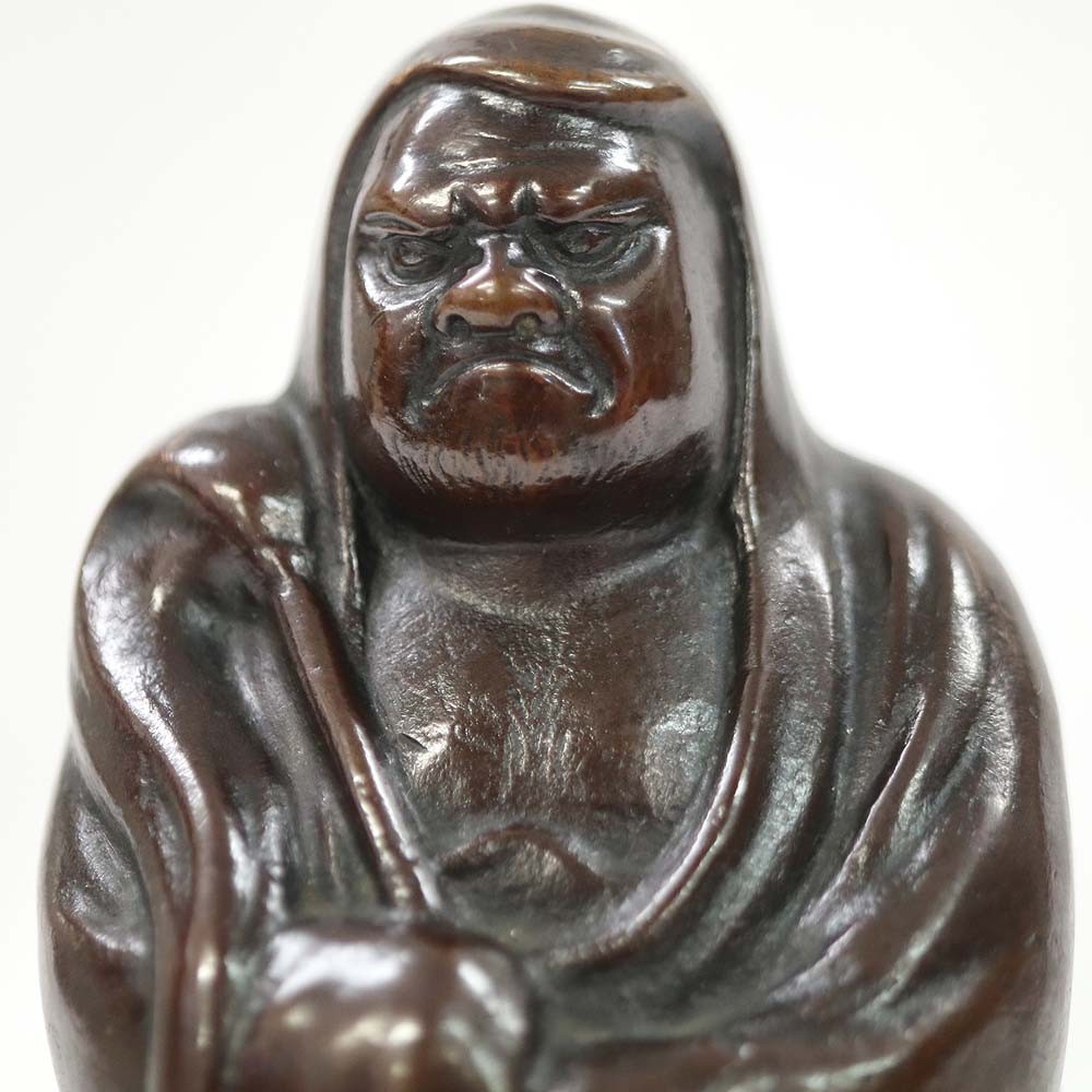 仏像 達磨大師 立像 総高16cm 元禄十三年_画像2