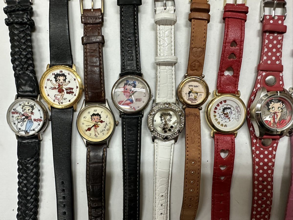Betty boop ベティちゃん 腕時計 30本 大量 まとめてセット クォーツ まとめ売り F97_画像5