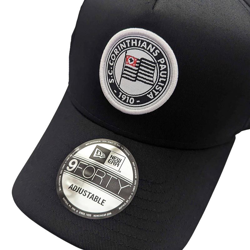 コリンチャンス公式カーブキャップ NEW ERA チーム旗デザイン帽子 9FORTY ニューエラ CORINTHIANS_画像7