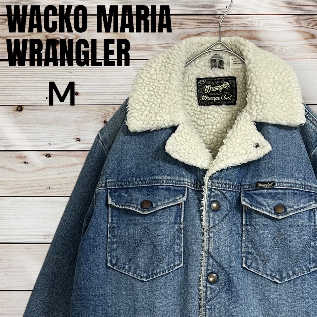 人気コラボ】WACKO MARIA × Wrangler ランチコート M Gジャン 人気コラボ】WACKO MARIA × Wrangler ランチコート M Gジャン