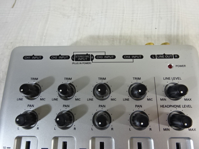 PB-60/audio-technicaオーディオテクニカ AT-PMX5P ポータブルマルチミキサー 楽器周辺機器 オーディオ音響機器 PA機器_画像4