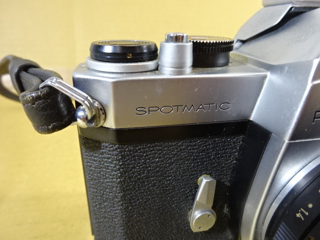 PB-77/ASAHI PENTAXペンタックス SPOTMATIC 一眼レフフィルムカメラ ボディ Super-Takumar 1:1.4/50 レンズ コンパクトカメラ 映像光学機器_画像8