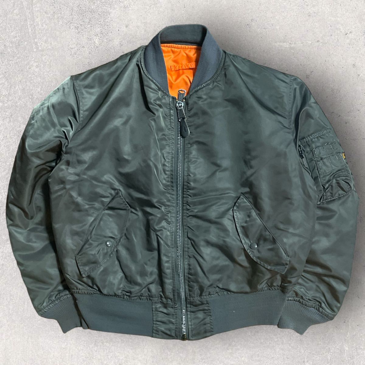 ALPHA INDUSTRIES 90s USA製 ビンテージ バッグ刺繍 ALPHA INDUSTRIES 90s USA製 ビンテージ バッグ刺繍