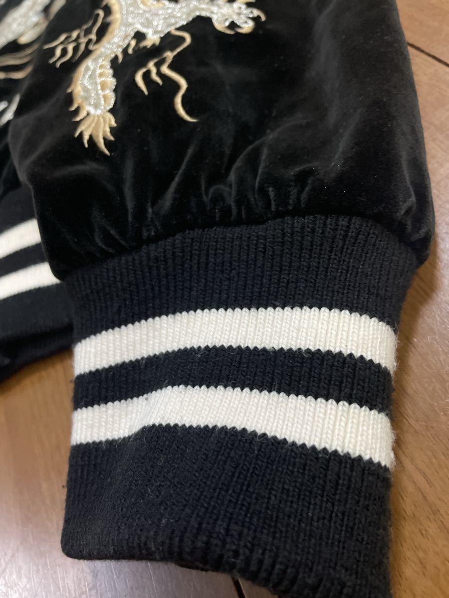 詳細不明 豪華刺繍 別珍 スカジャン スーベニアジャケット 龍 詳細不明 豪華刺繍 別珍 スカジャン スーベニアジャケット 龍