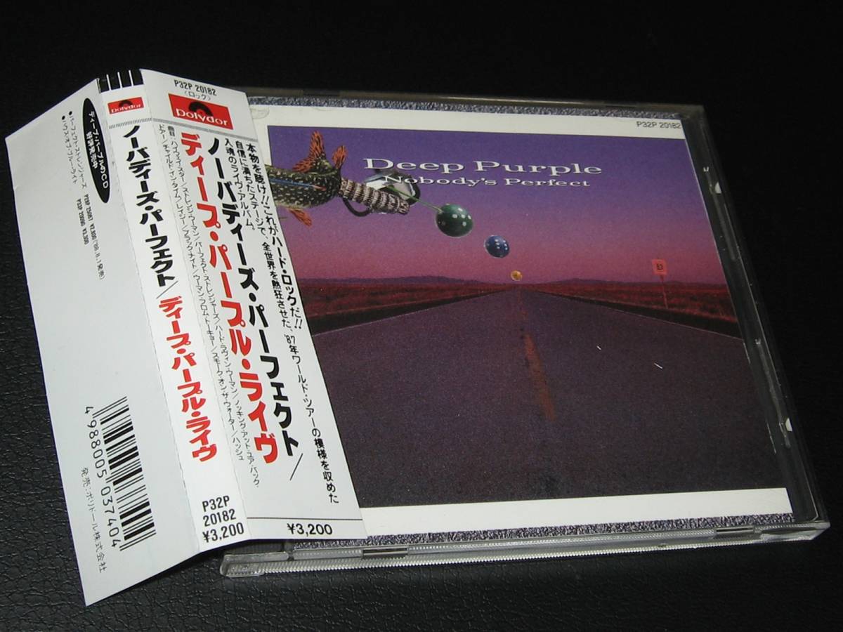 3200円盤！P32P-20182 ◆ DEEP PURPLE ディープ・パープル・ライヴ / ノーバディーズ・パーフェクト_画像1