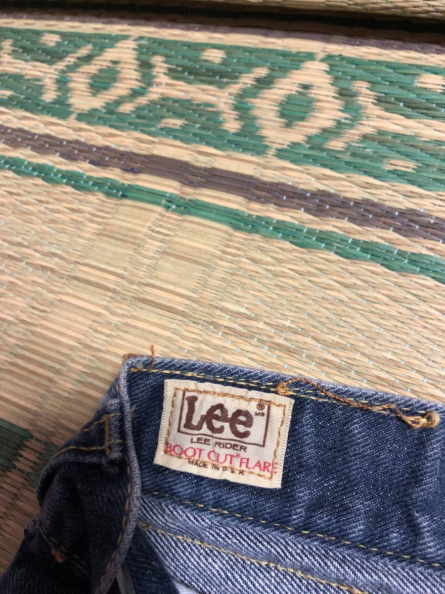 Lee リー ライダース 実寸W36位? USA製 米国 70年代 ビンテージ TALON